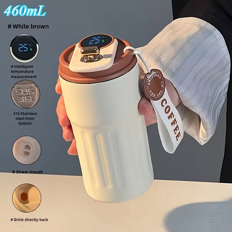 Smart Stainless Steel Temperature Display Mug